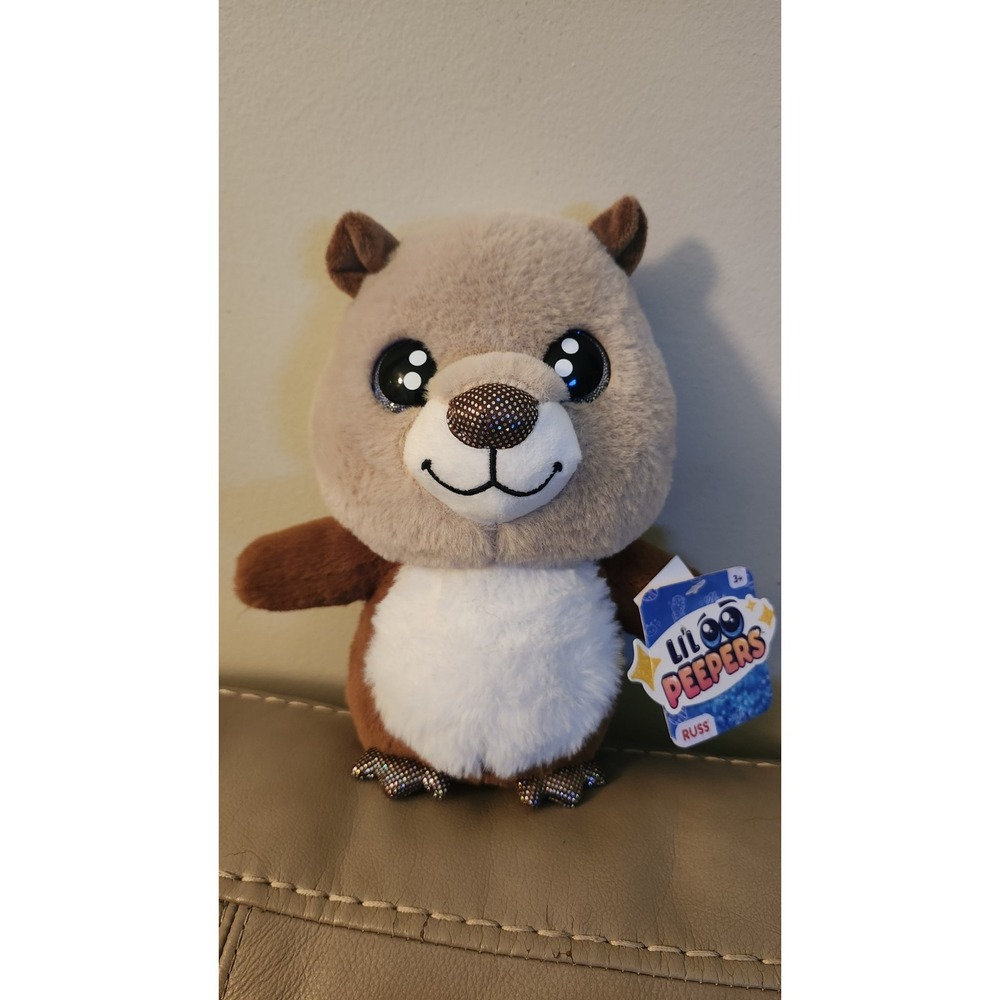 Russ Lil Peepers‎  Brown Cream 8in Plush  LNWT 2023